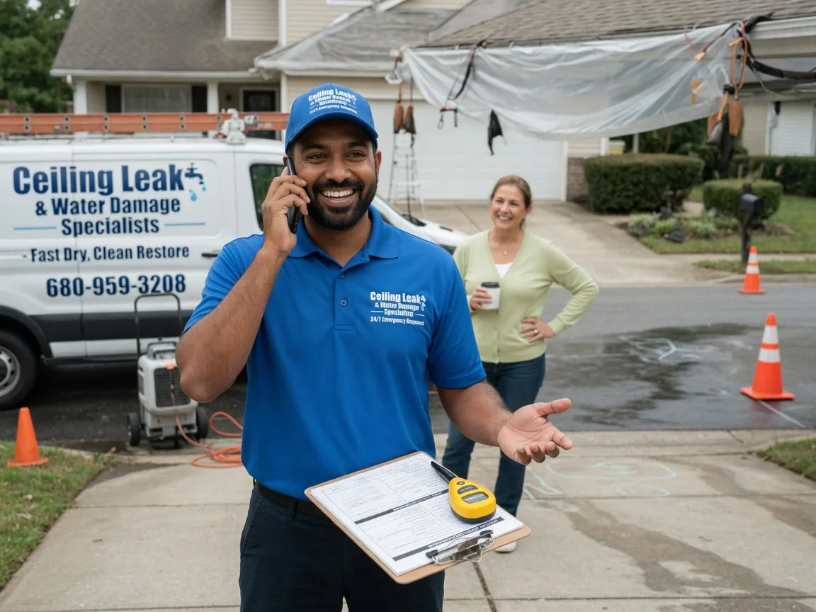 Ceiling Leak Cleanup Davis, OK FAQs